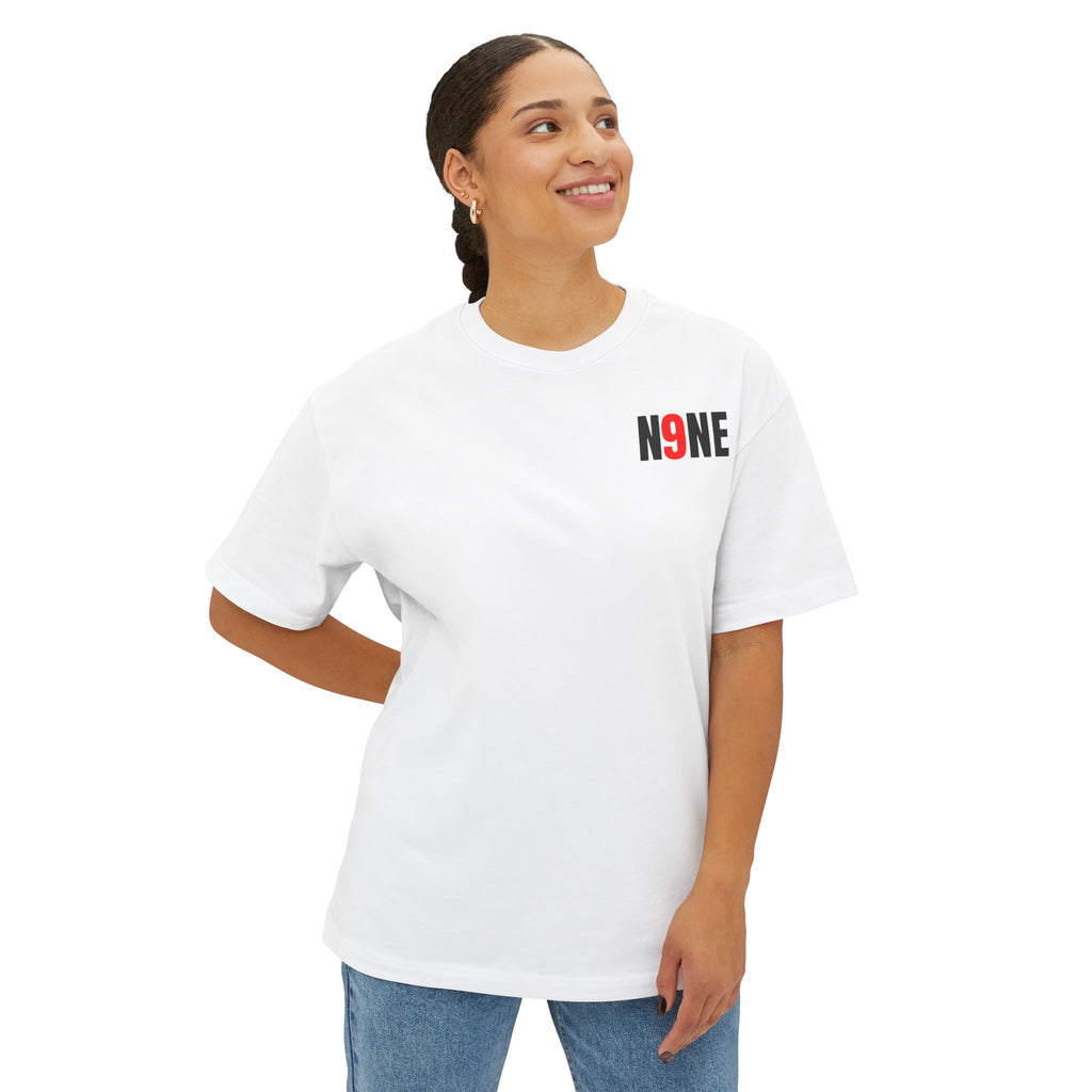 White Baggy N9NE tee