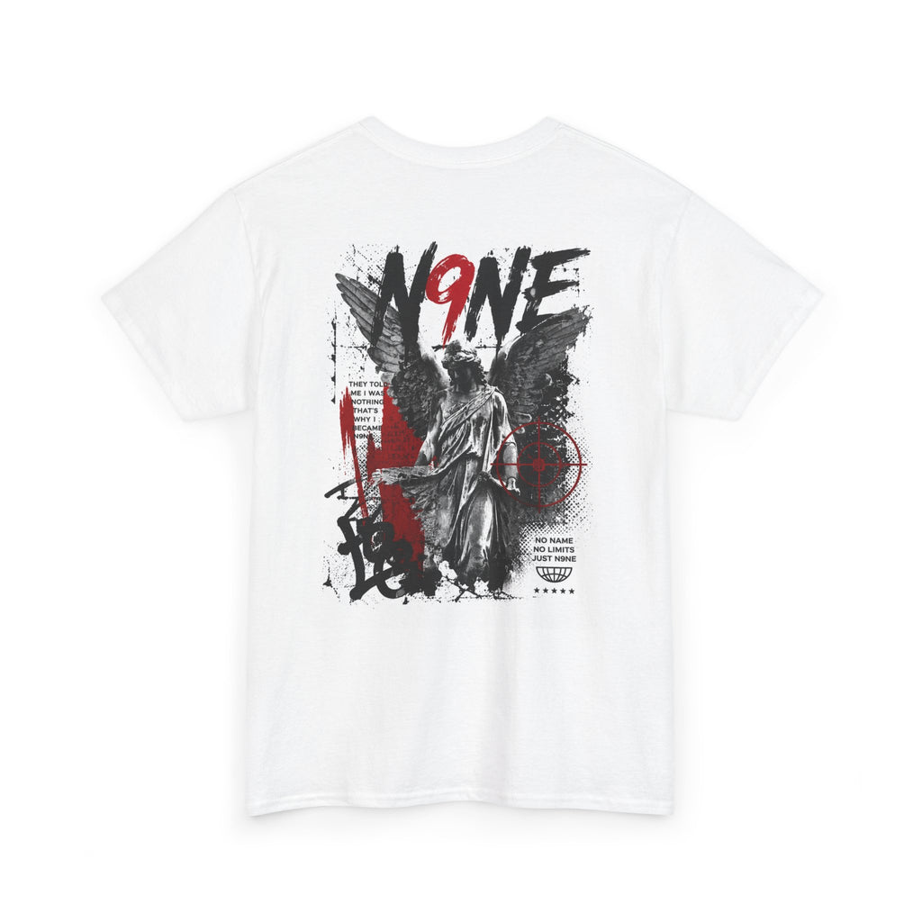 white N9NE Tee