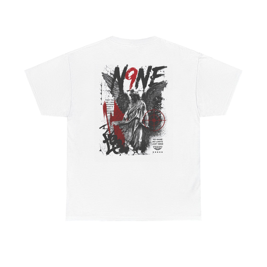 white N9NE Tee
