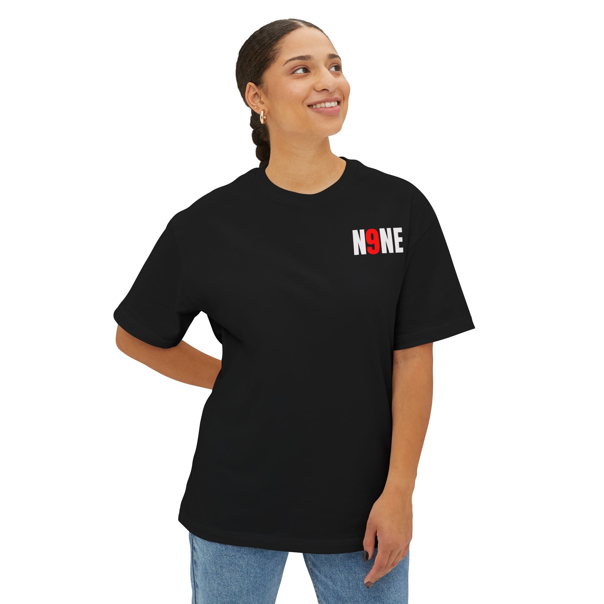 Black Baggy N9NE tee